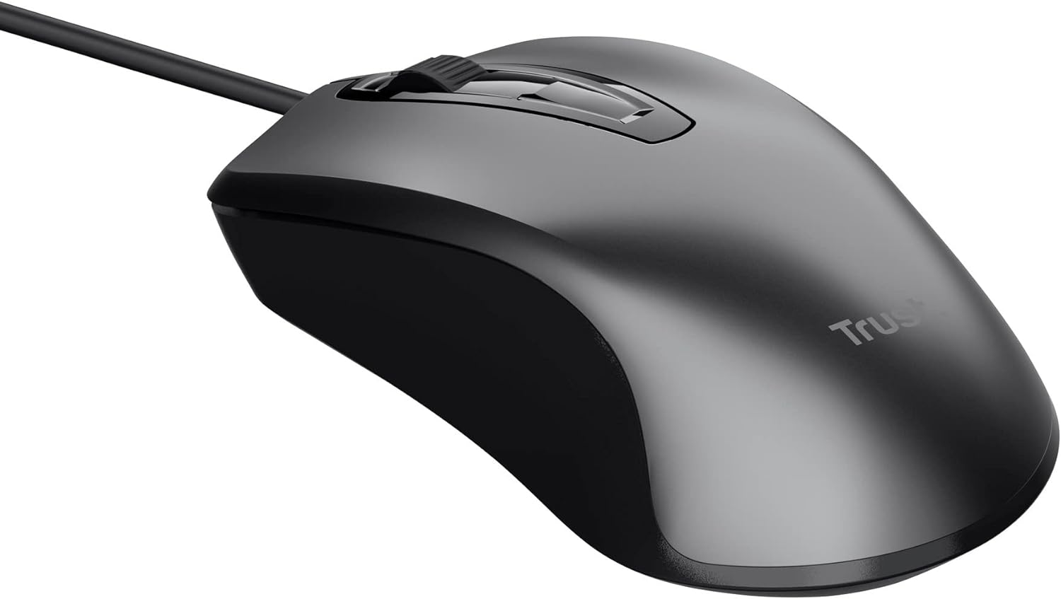 Trust Carve Mouse ottico a filo Nero