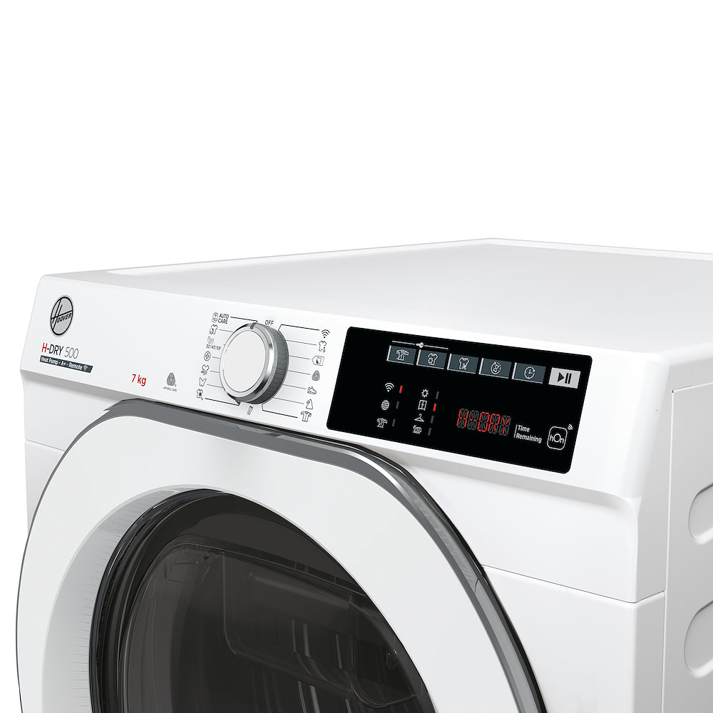 Hoover ND4H7A1TCEXS Asciug.c/front Slim 46.5cm 7kg Cl.a+