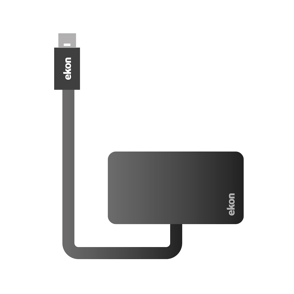 Ekon ECITTYC3USBSD Hub Type C M A 3 Usd Sd E Micro Sd