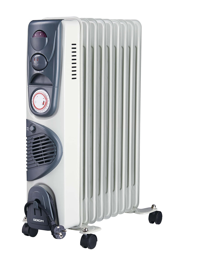 Sekom SR2509VT Radiatore A Olio 800/1200/2000w+turbo400 9elementi