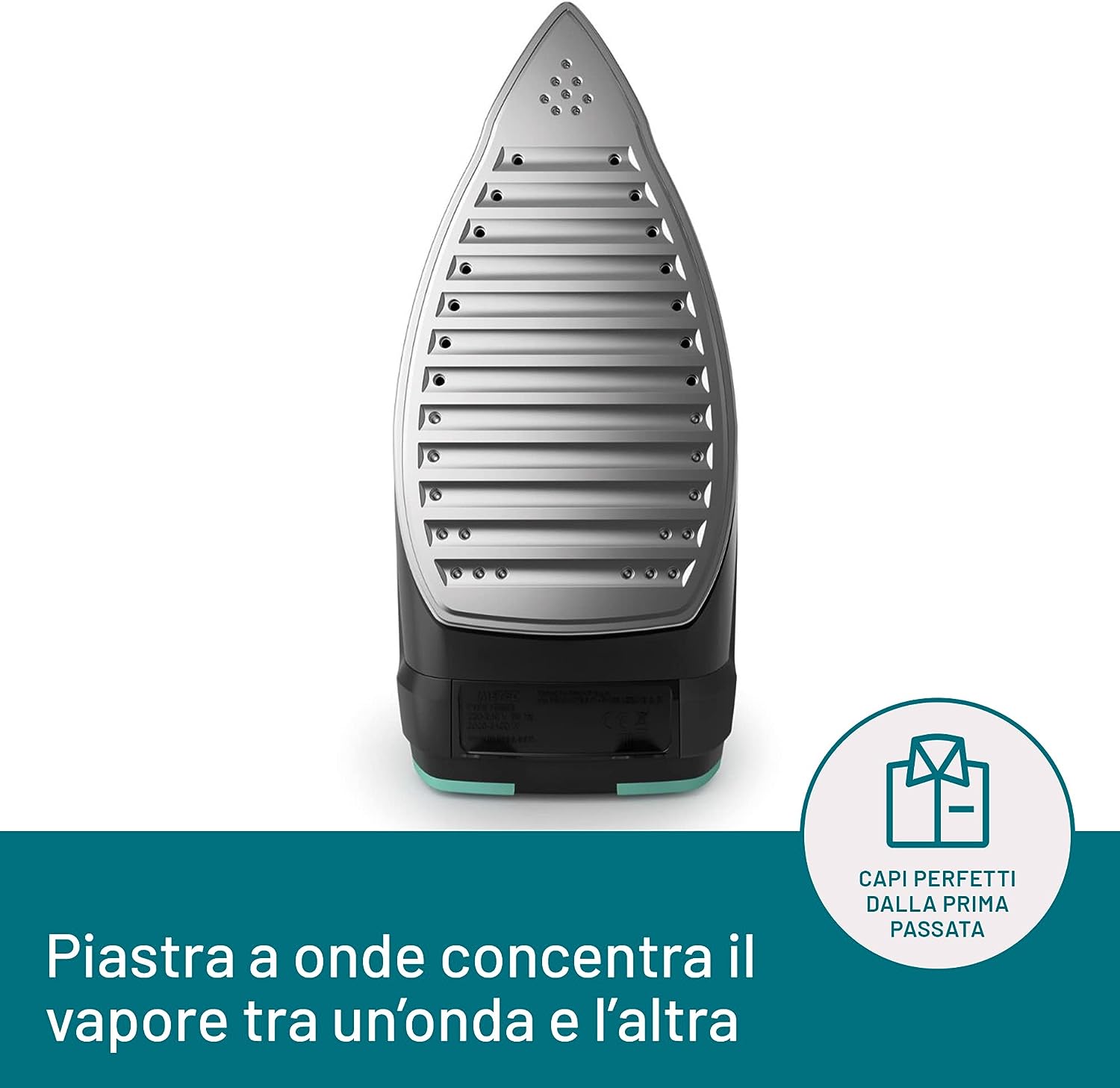 Imetec 9027 Ferro Vapore 2400w Onda F1 Zerocalc Nero