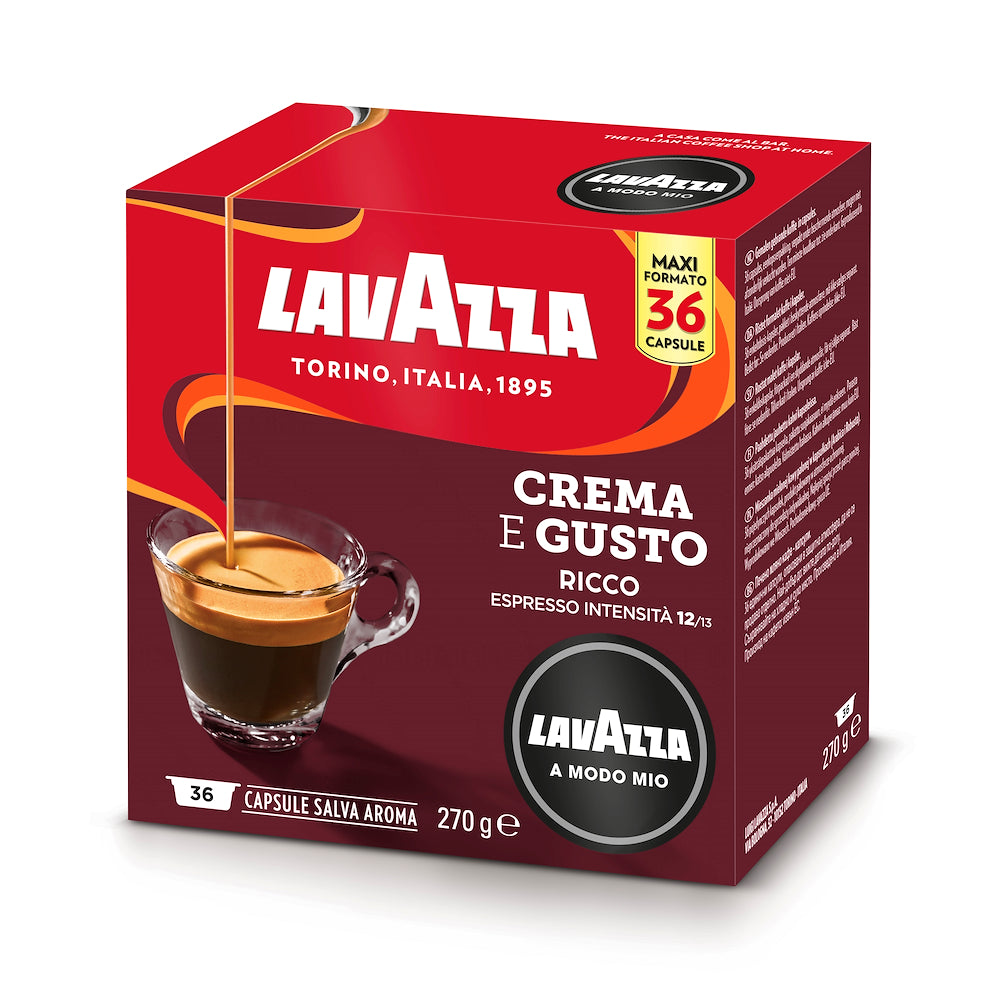 Lavazza 8274 Capsule Caffe A Modo Mio Crema E Gusto Ricco 36pz