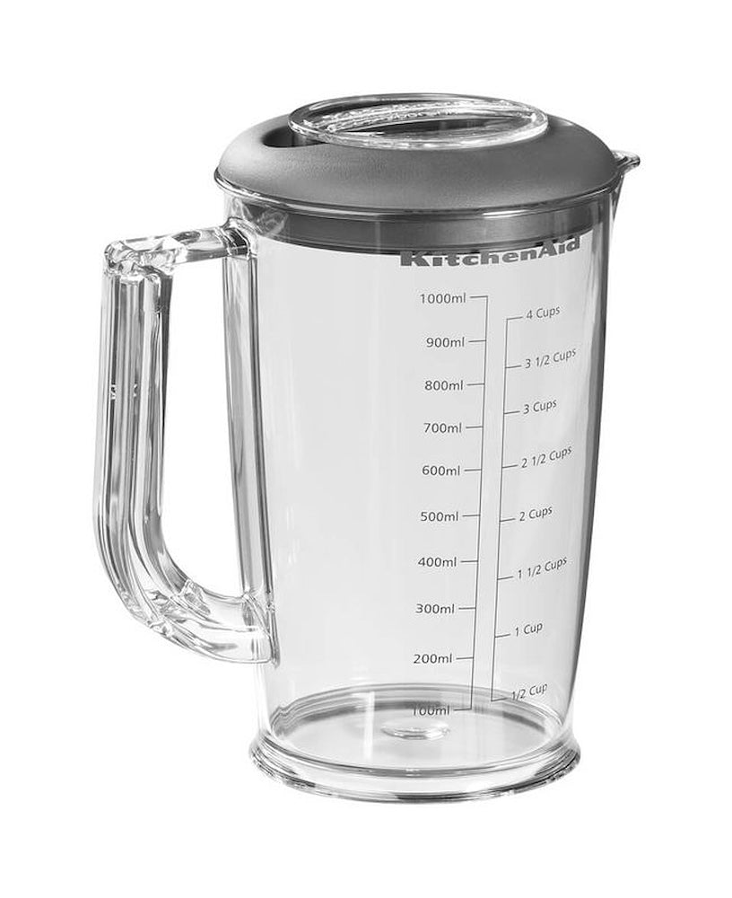 Kitchenaid 5KHBV83EER Frull.immers. 180w 1lt Lame Inox Rosso Imperiale