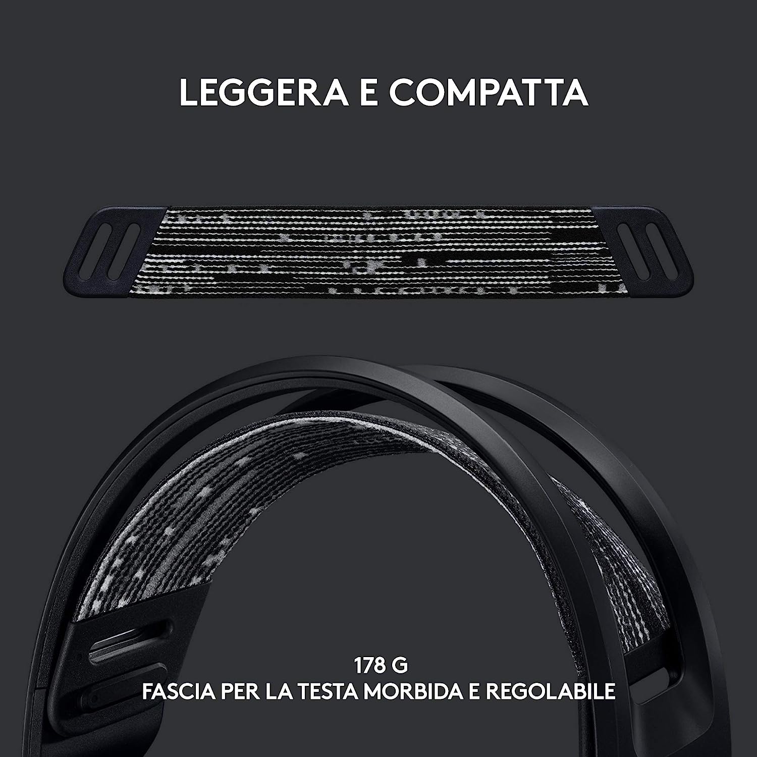 Logitech 981000864 Cuffia Game Wlss Lightspeed Rgb G733 Black Pc/con