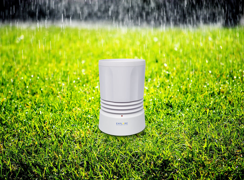 Explore Scientific RGT1001 Pluviometro Wireless Bianco