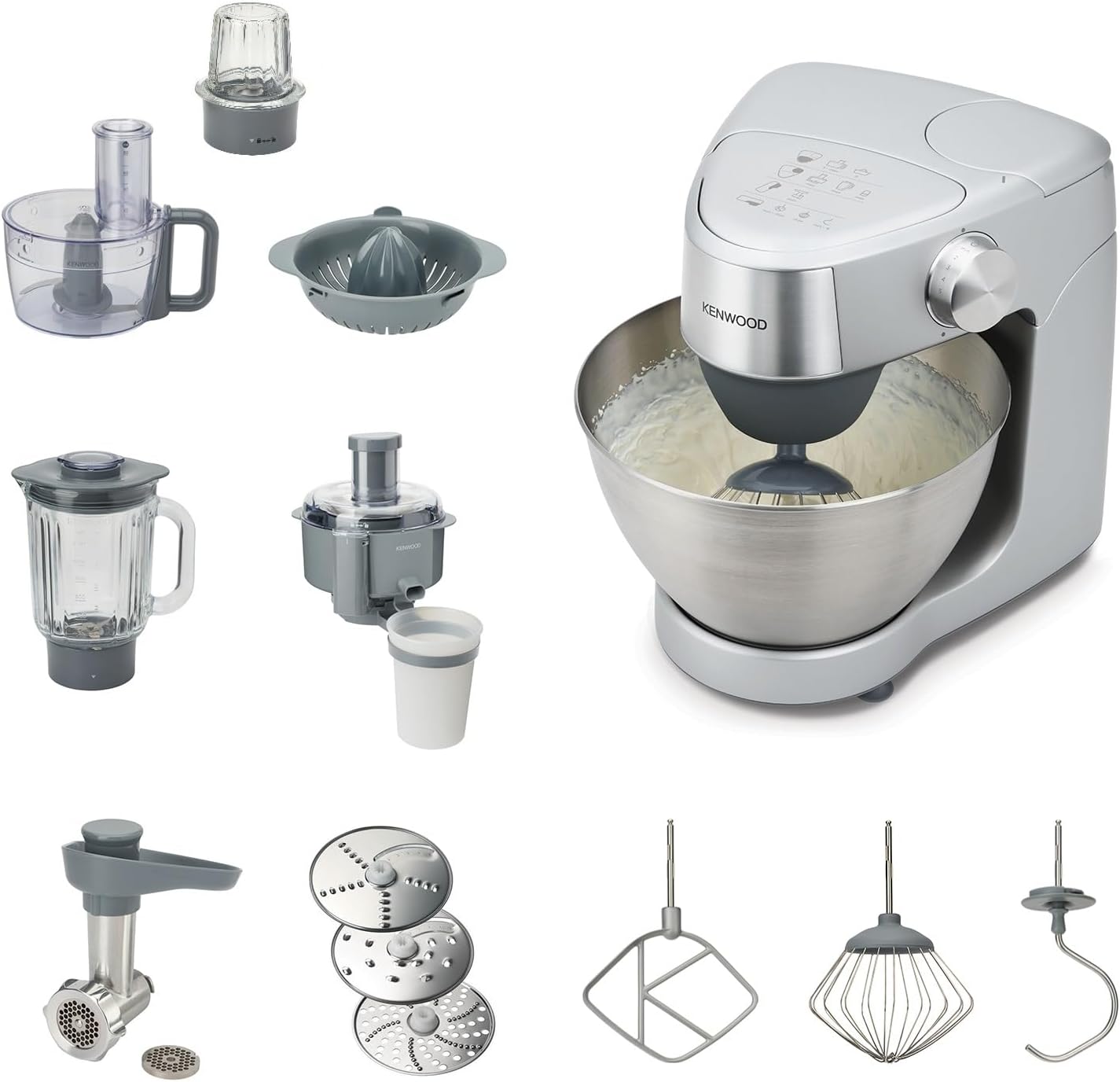 Kenwood KHC29A0SI Impastatore 1000w 4.3lt Ciot.inox Silver