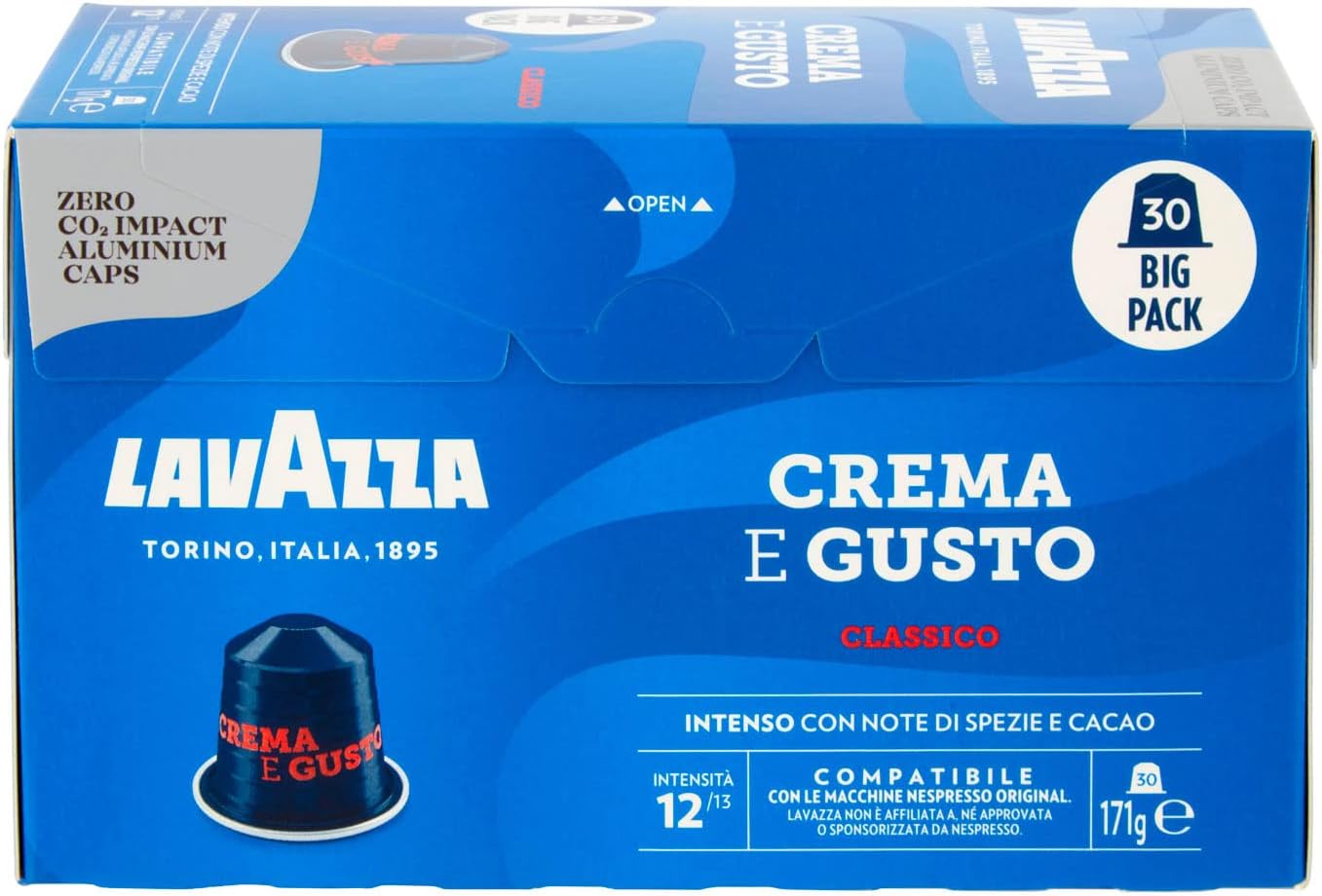 Lavazza 7034 Capsule Caffe Comp.nespresso Alu C&g Classico 30pz