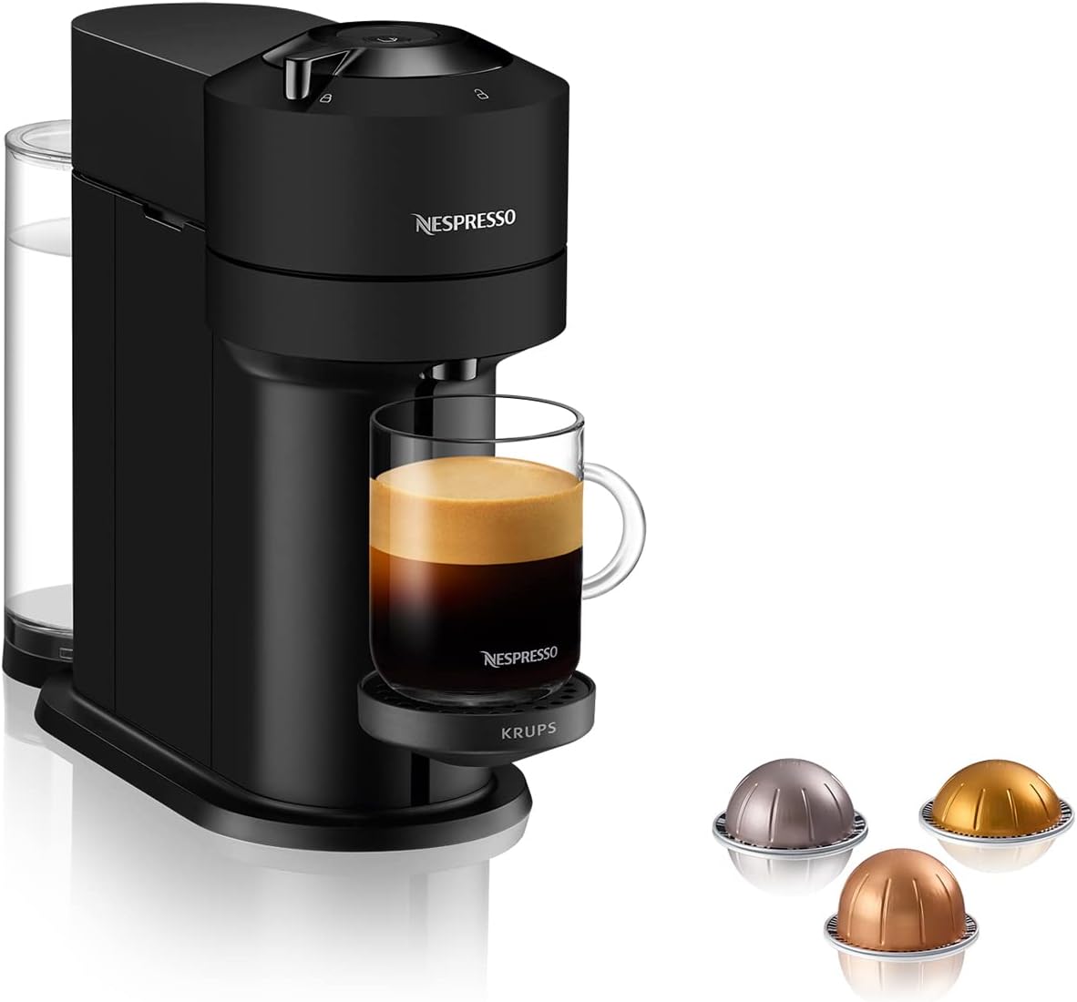 Krups XN910NK M.caffe'capsule 1500w 1.1l Wifi Bt Vertuo Next Blk