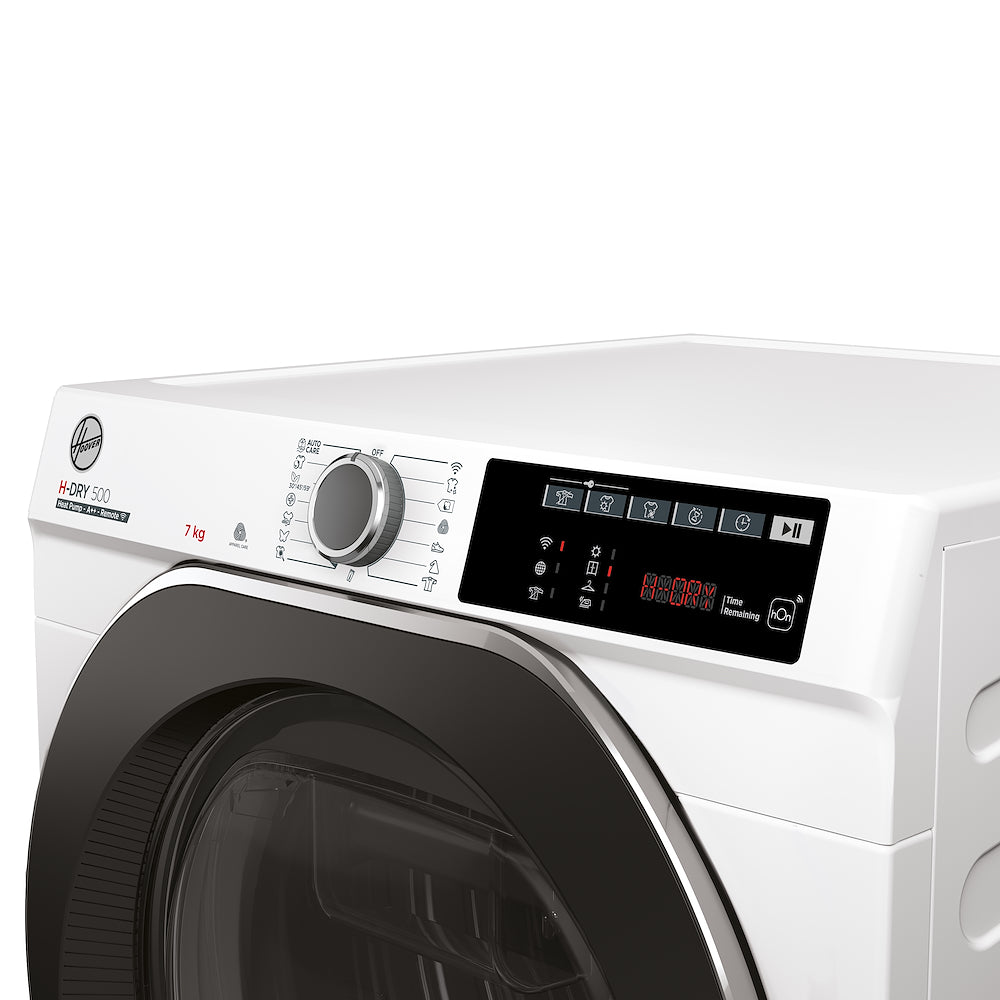 Hoover ND4H7A2TCBEXS Asciug.c/front Slim 46cm 7kg Cl.a++