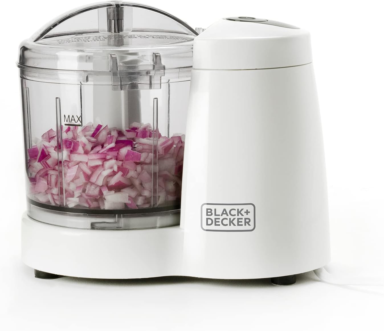 Black+decker BXCH120E Tritatutto 120w 350ml Lame Acciaio Bianco