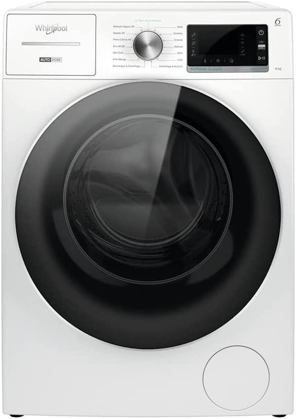 Whirlpool W7XW845WRIT Lav.c/front 8kg 1400giri Ce.b Best Zen Vap. 6senso