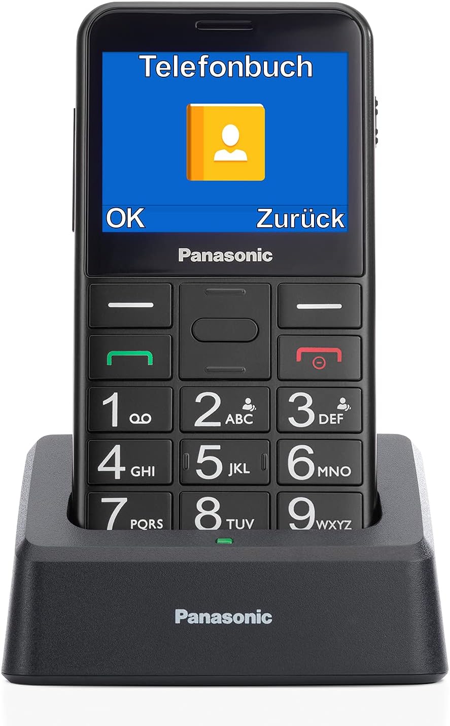 Panasonic Telefono Cellulare KX-TU155 Nero