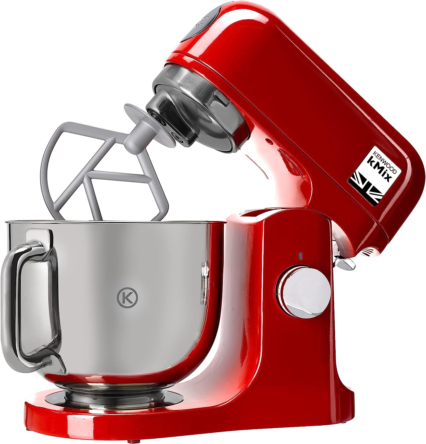 Kenwood KMX750AR Impastatore 1000w 5lt 3ganci Planetario Grig/rosso