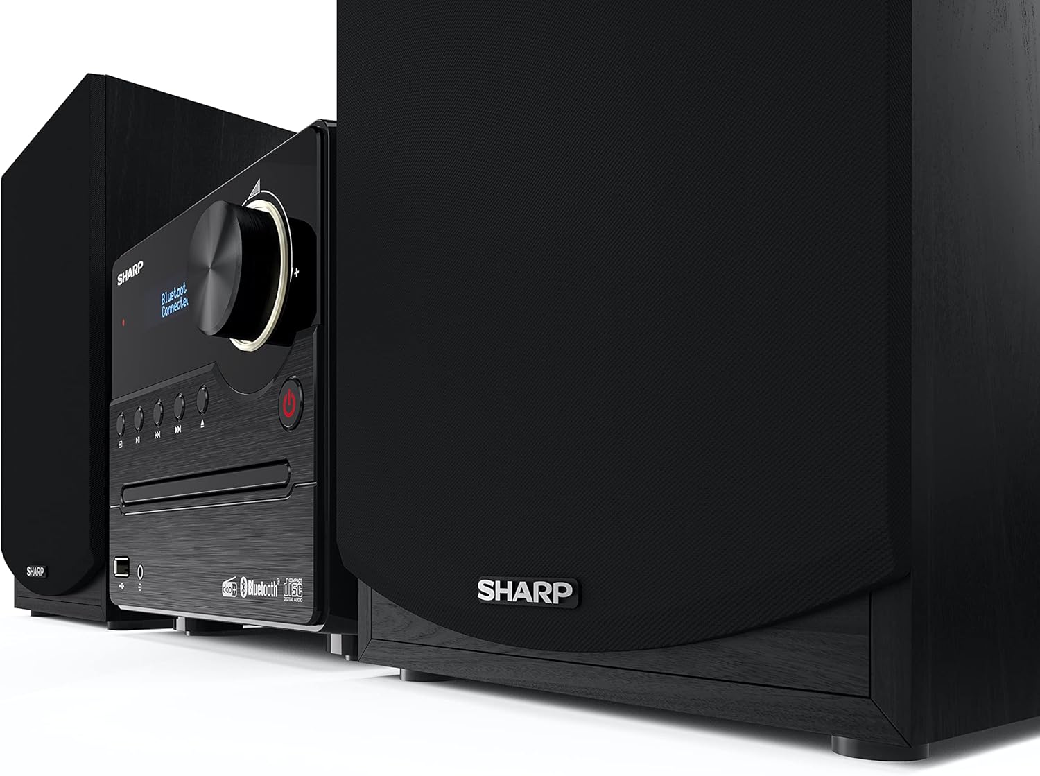 Sharp XLB517DBK Micro Hifi 45w Cd/mp3 Usb/aux Dab+ Fm Bt Nero