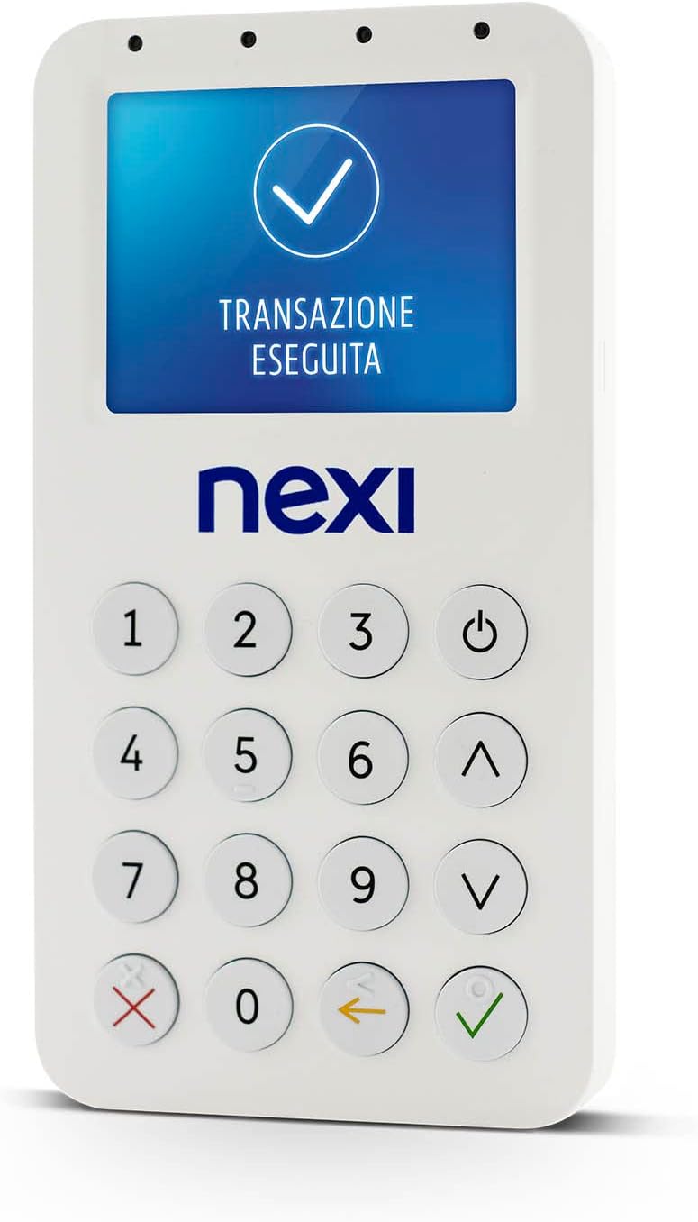 Nexi DTB55 Lettore Di Carte Mobile Pos Bt Contactless Bianco
