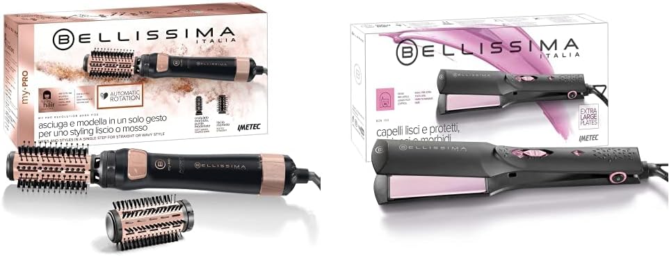 Imetec 11739 Spazzola Capelli 1000w Ioni Bellissima Bhs4 1100