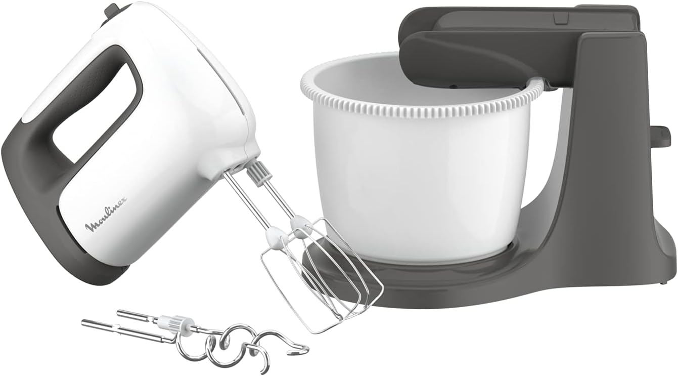 Moulinex HM4641 Sbattitore 500w 5vel 2.5lt Ciot.plastica Bianco