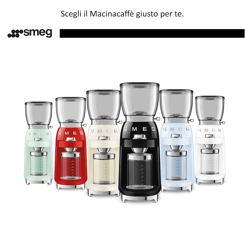 Smeg CGF01CREU Macinacaffe' 150w 350gr Panna