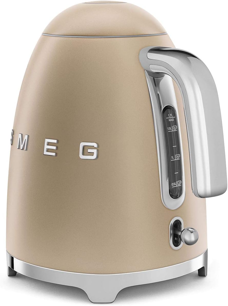 Smeg KLF03CHMEU Bollitore El. 2400w 1.7lt Oro Opaco