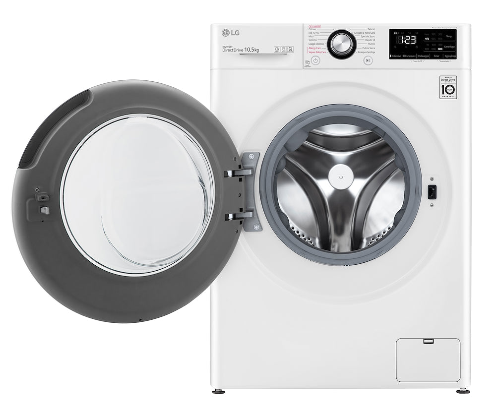 Lg F4WV310SAE Lav.c/front 10.5kg 1400giri Ce.a Aidd Vap. Inv.