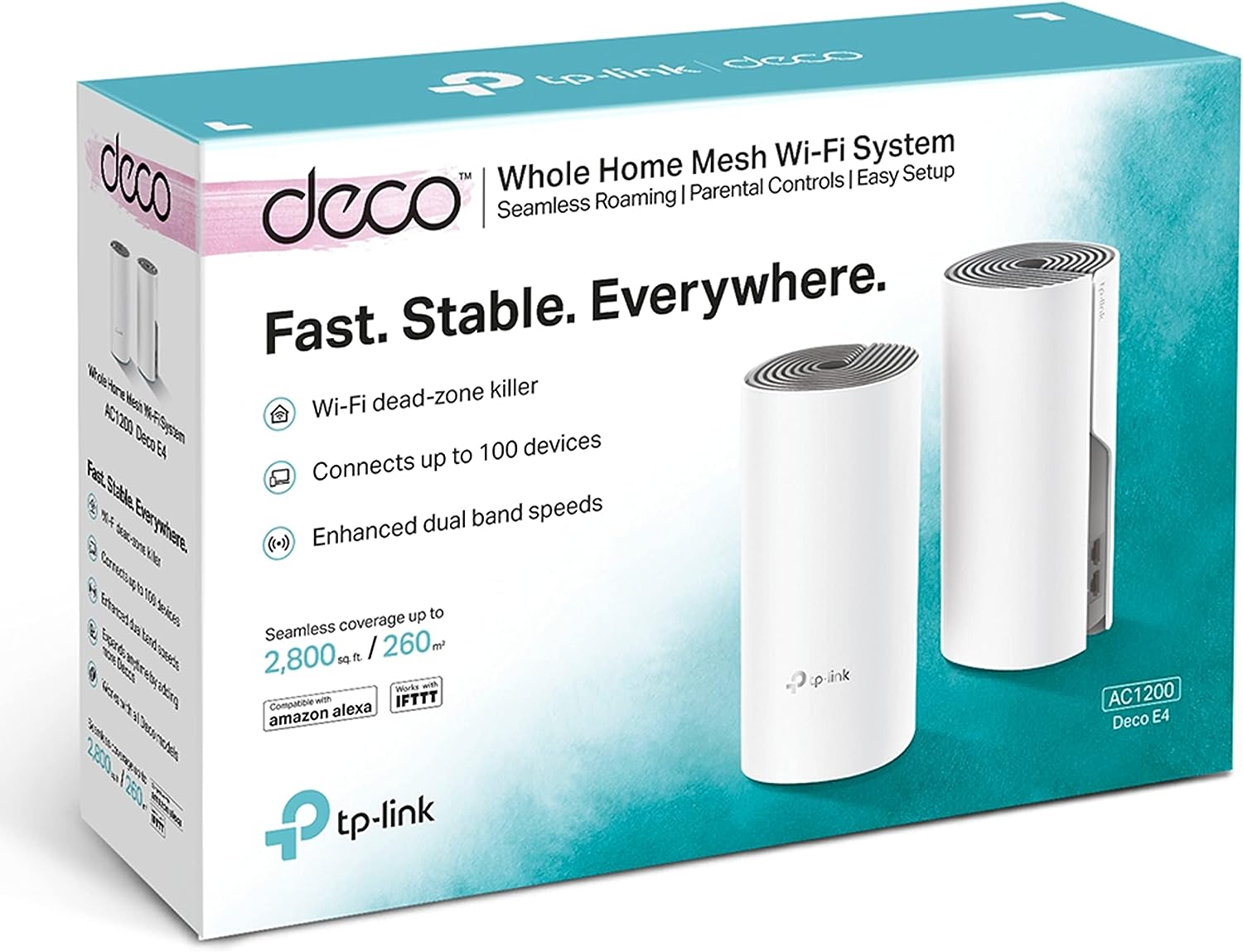 Tp-link DECOE4 Range Extender Wifi Ac1200 Dual B. 10/100 Mesh 2pz