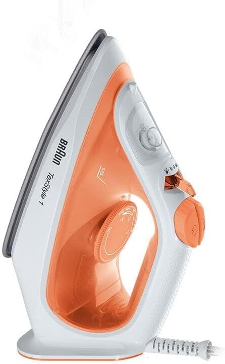 Braun SI1009OR Ferro Vapore 1900w Piast.no-stick Texstyle1 Aranc.