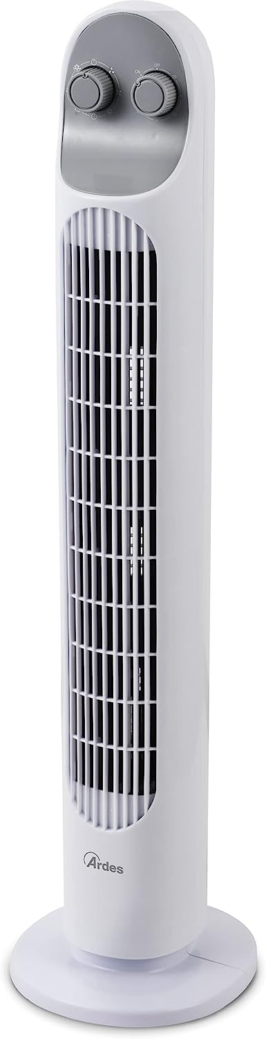 Ardes AR5T801 Vent.torre 45w H81cm 3vel Timer Bianco