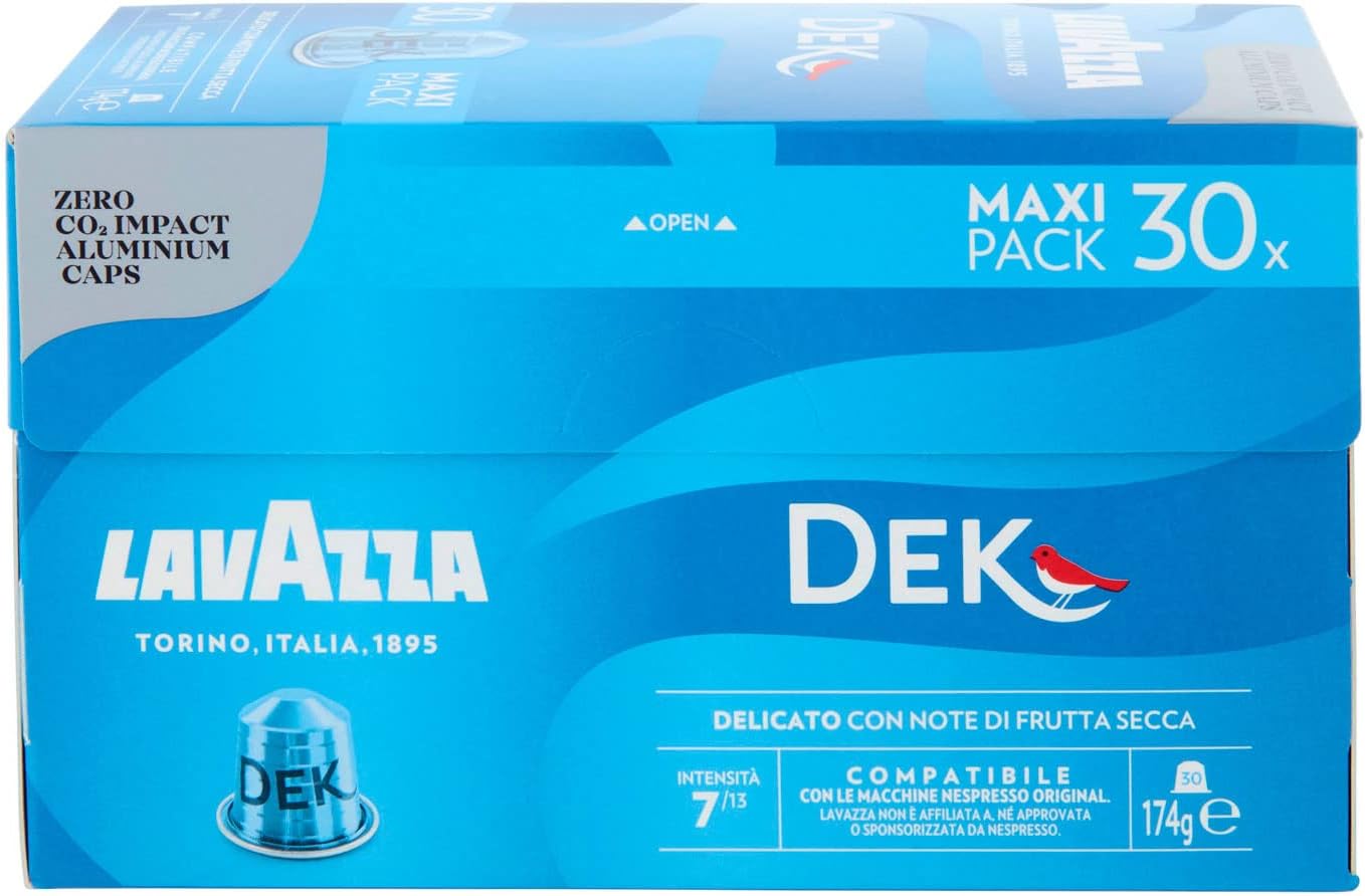 Lavazza 7017 Capsule Caffe Comp.nespresso Alu Decaffeinato 30pz