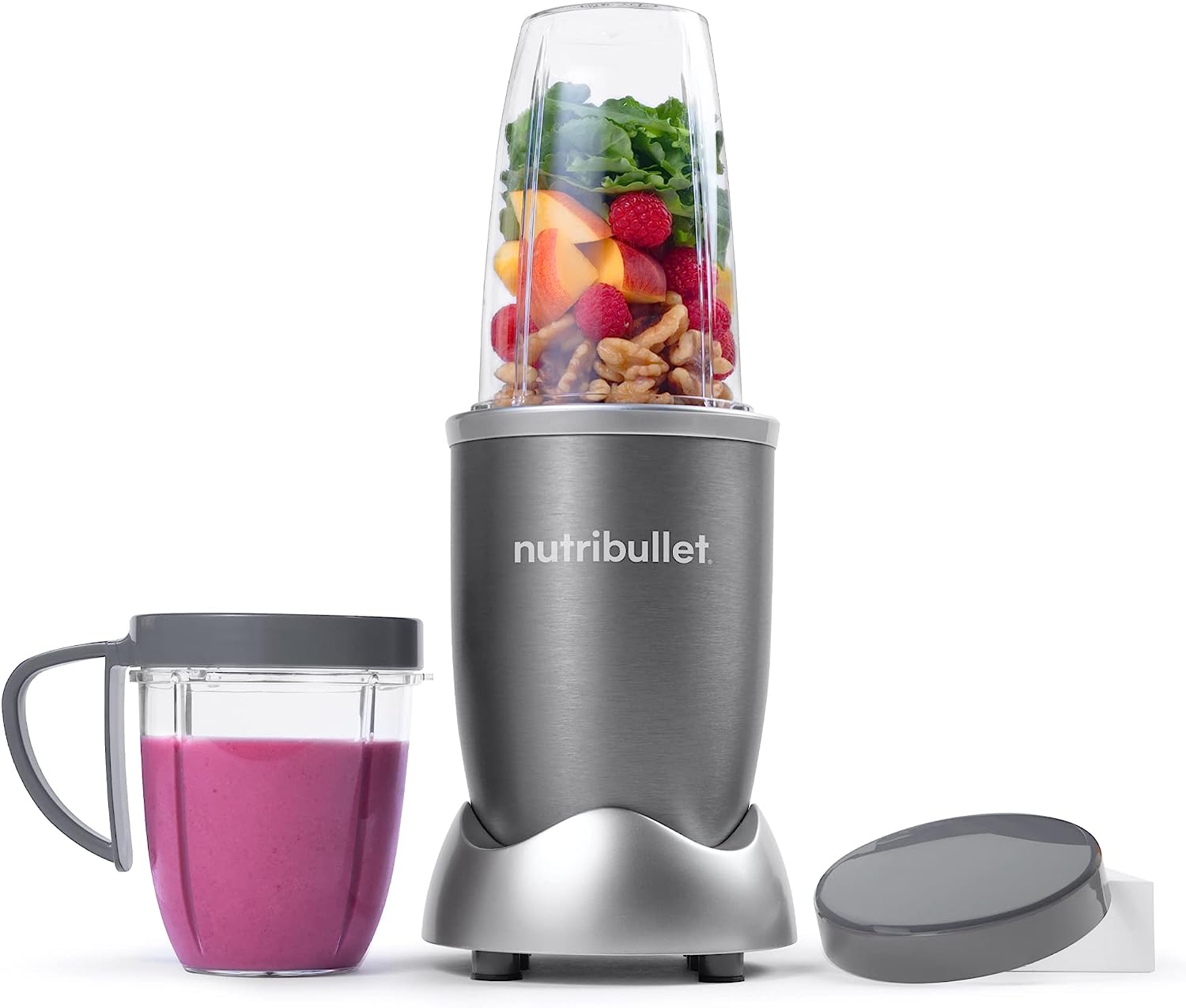 Nutribullet NB606DG Frullatore 600w 1vel. 2caraffe 500/700ml Silver