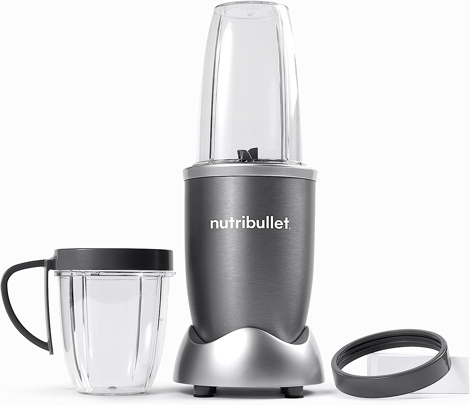 Nutribullet NB606DG Frullatore 600w 1vel. 2caraffe 500/700ml Silver