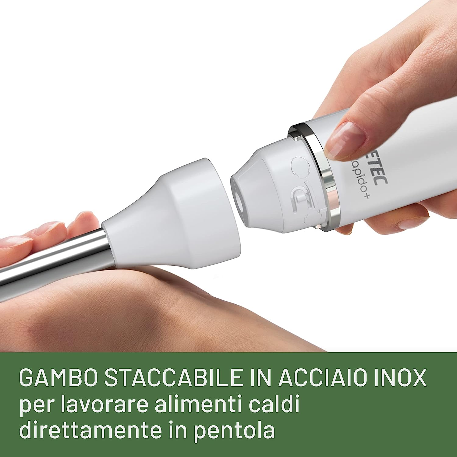 Imetec 7912 Frull.immers. 800w 0.7lt Xl Lame Inox Bianco