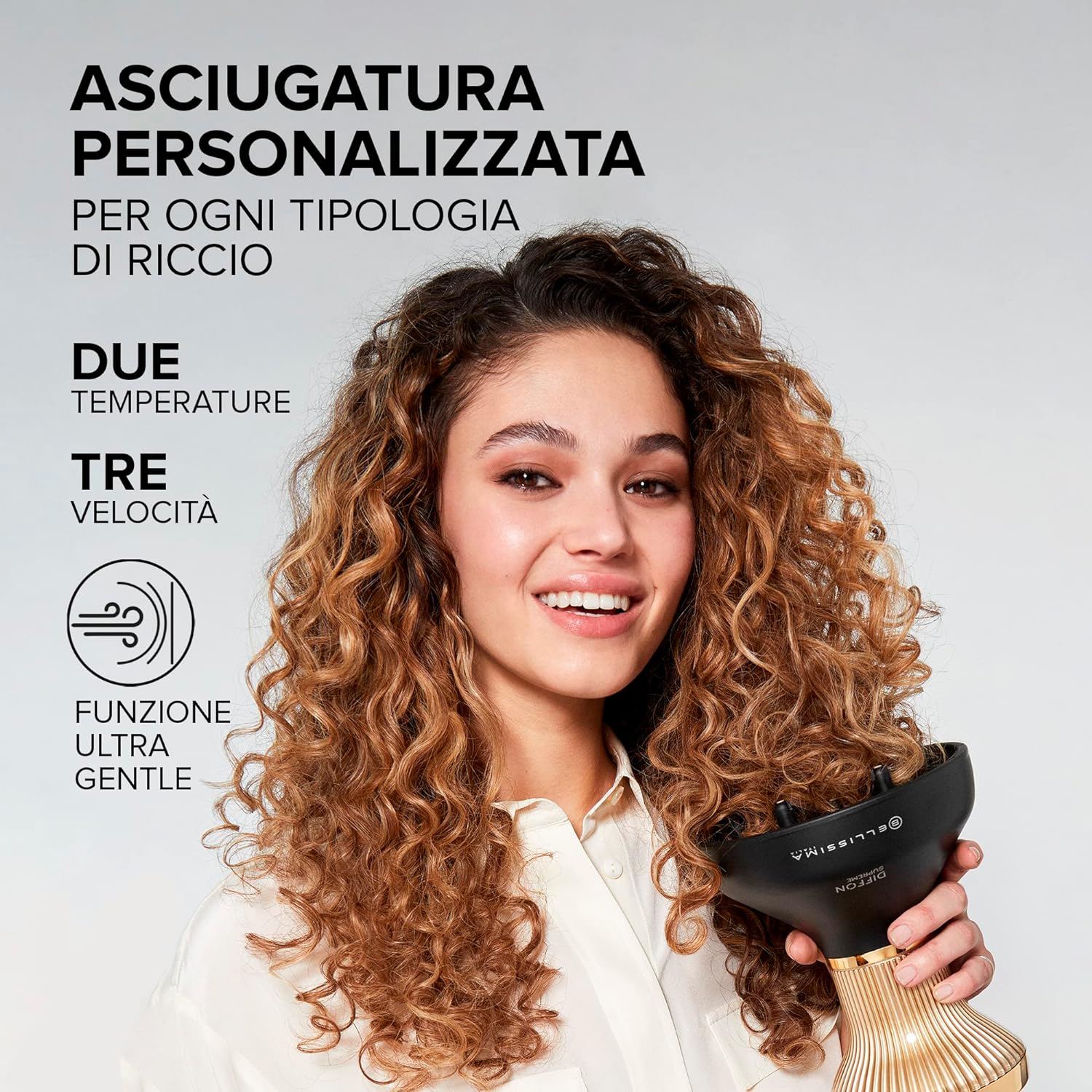 Imetec 11824 Diffusore Ad Aria Calda 770w Supreme Ion Care Xl