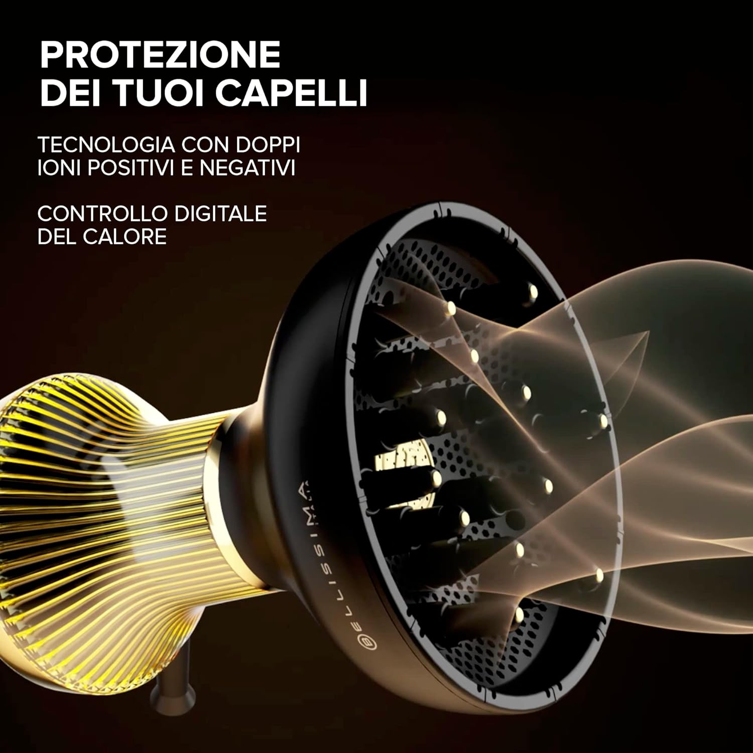 Imetec 11824 Diffusore Ad Aria Calda 770w Supreme Ion Care Xl