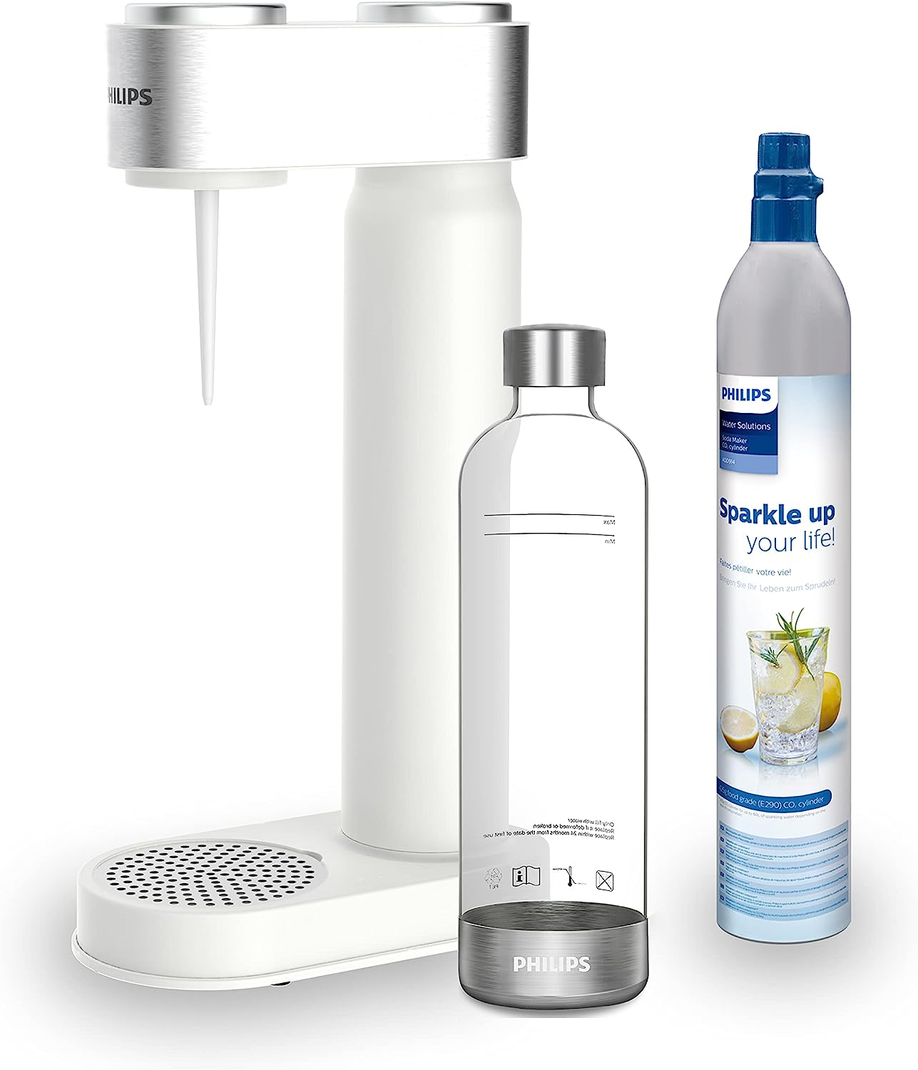 Philips ADD4902WH Gasatore 1lt Soda Maker Kit Bianco