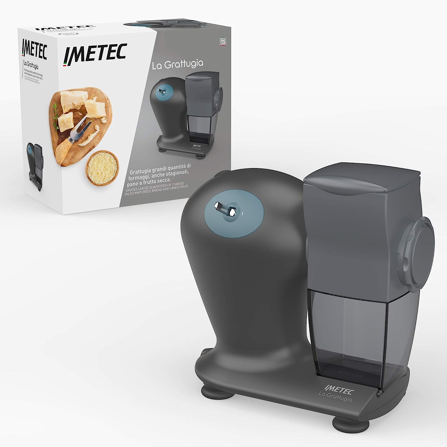 Imetec 7492 Grattugia El. 150w Rullo Inox La Grattugia Gri/blu
