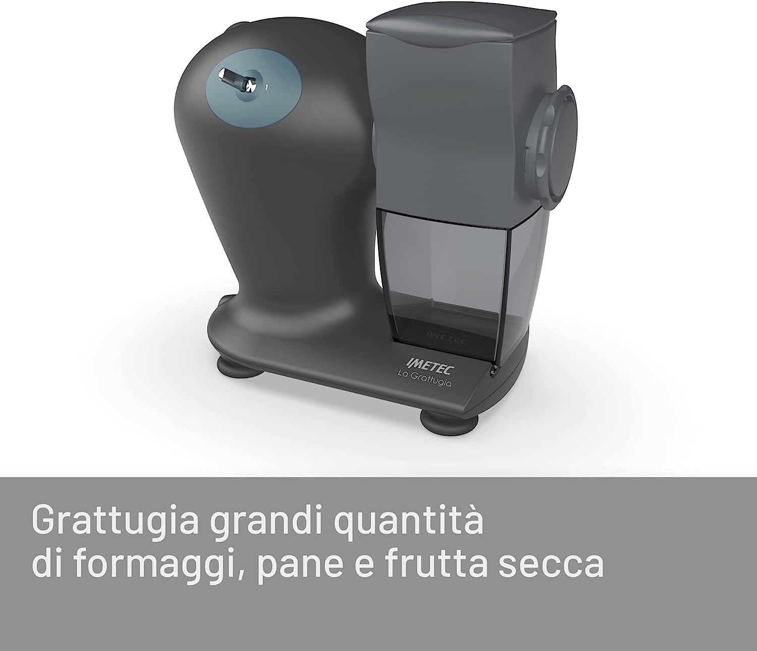 Imetec 7492 Grattugia El. 150w Rullo Inox La Grattugia Gri/blu