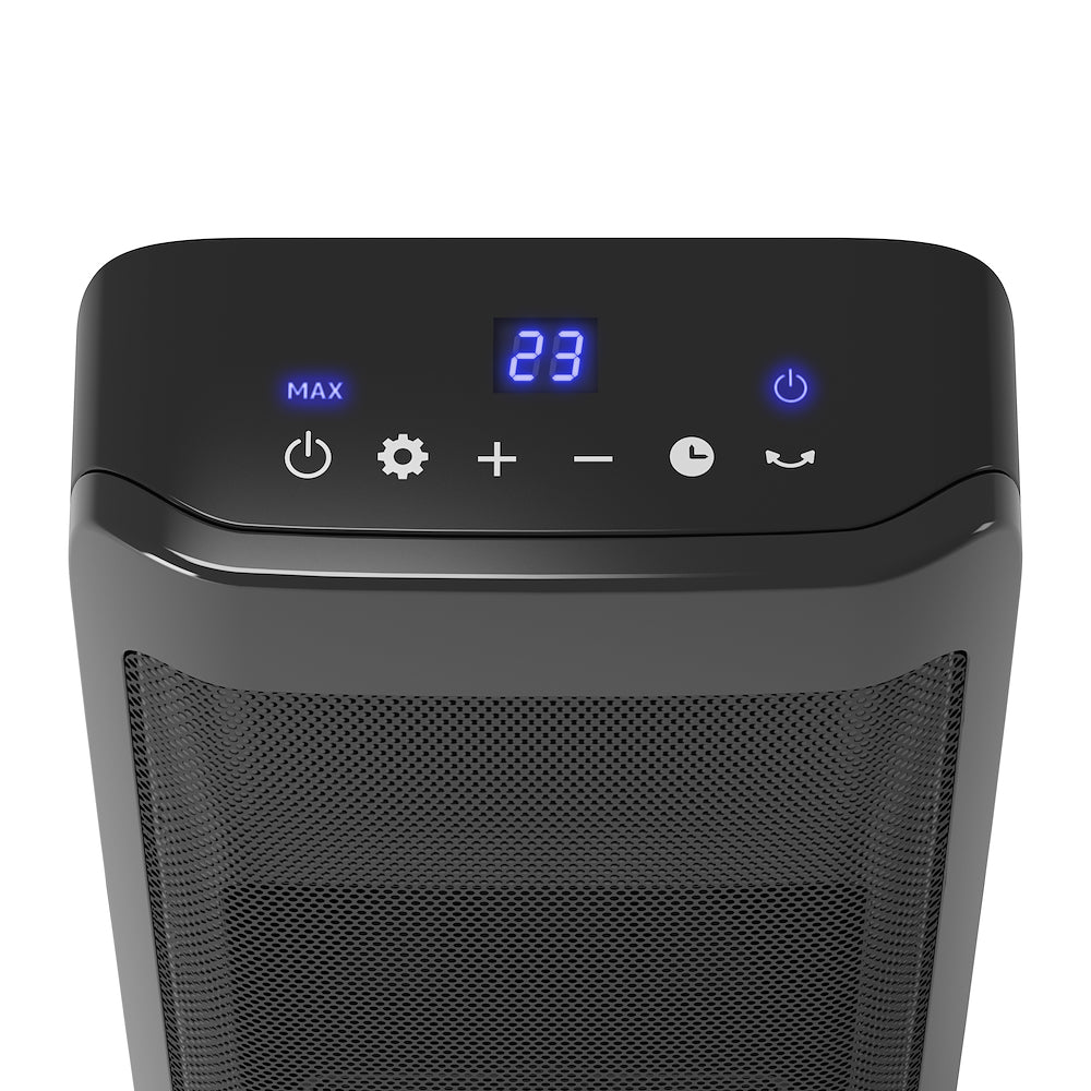 Splendid CALDOTRENDYST Termovent. Ceramico 2000w 2liv.pot. Nero
