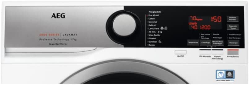 AEG Lavatrice carica frontale slim 7 kg Inverter
