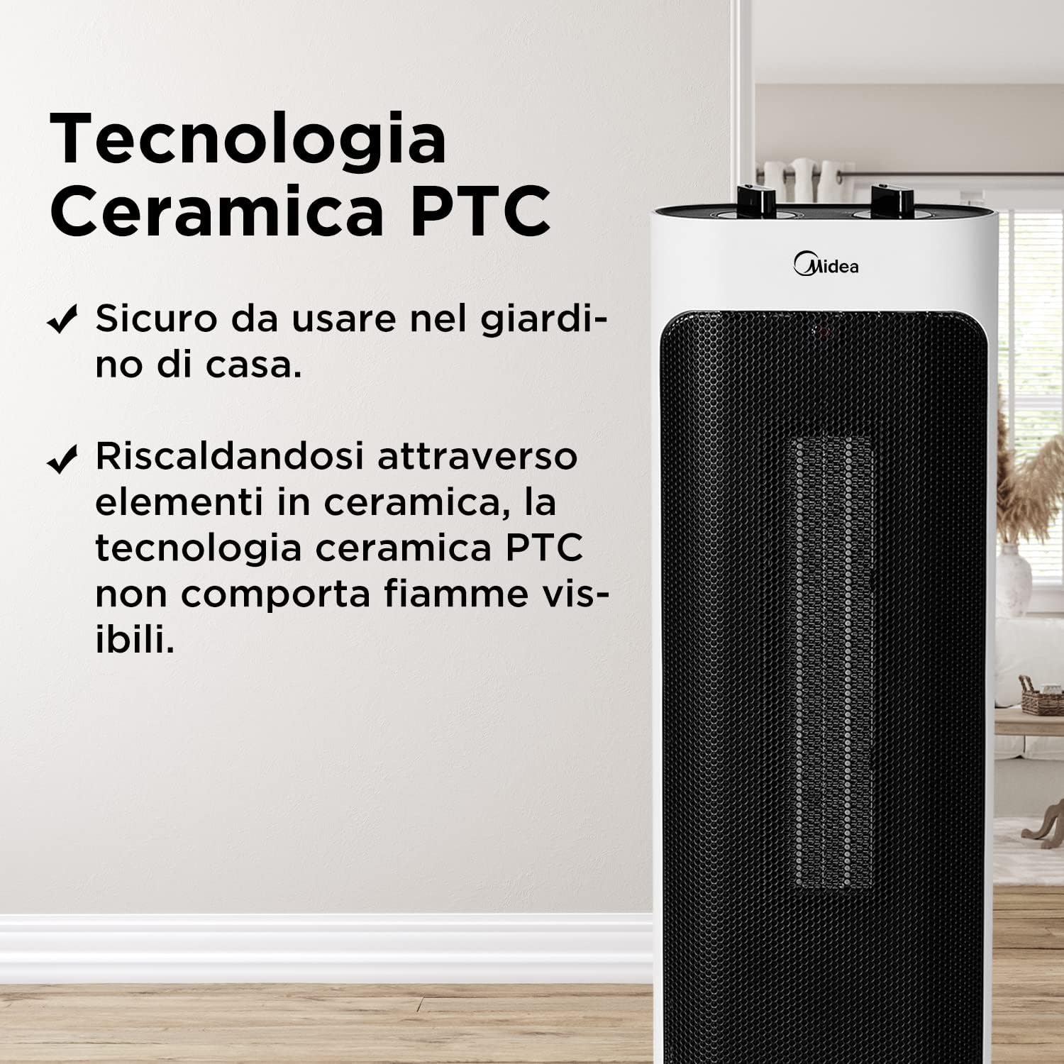 Midea Termoventilatore 2000w Bianco