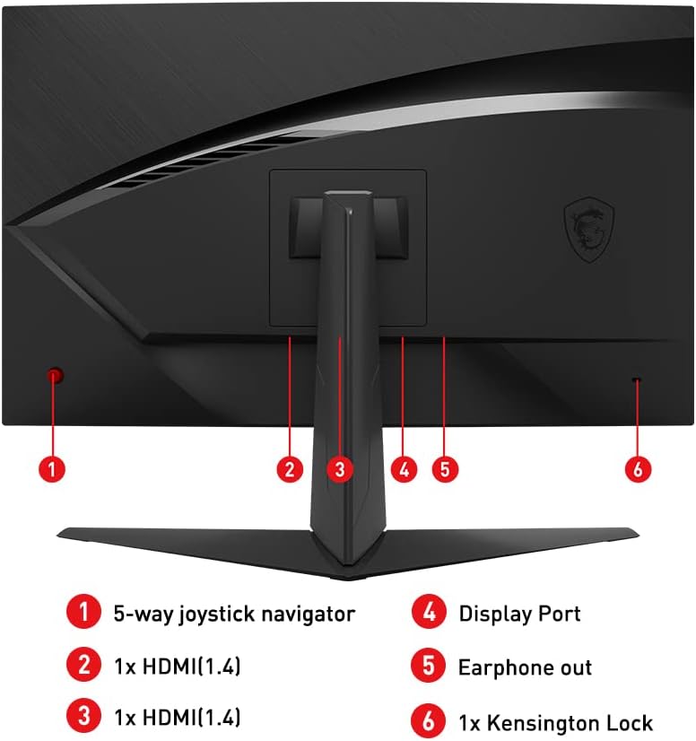 Msi OPTIXG24C6 Monitor Curved 24