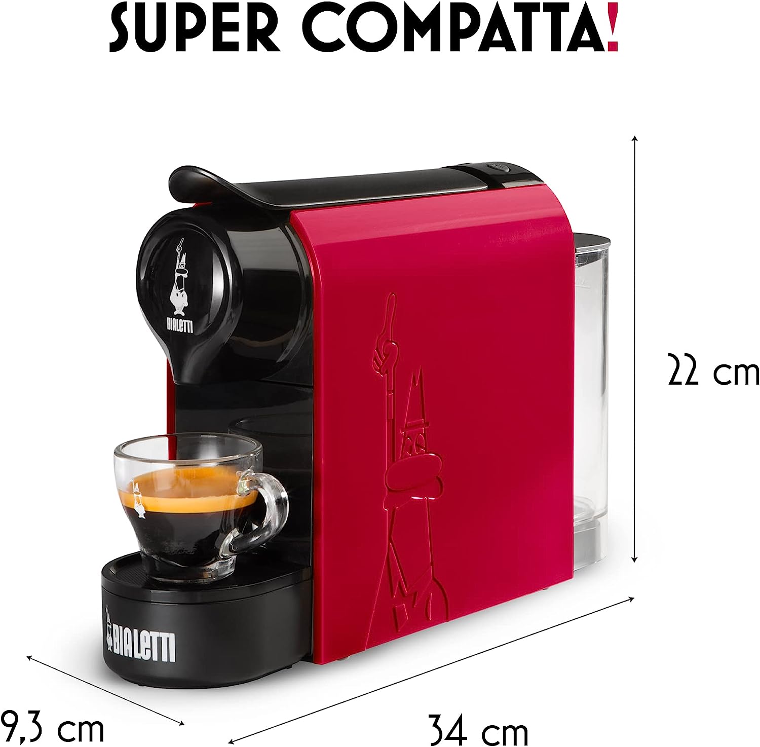 Bialetti 098150516 M.caffe' Capsule Gioia Rosso + 32 Caps