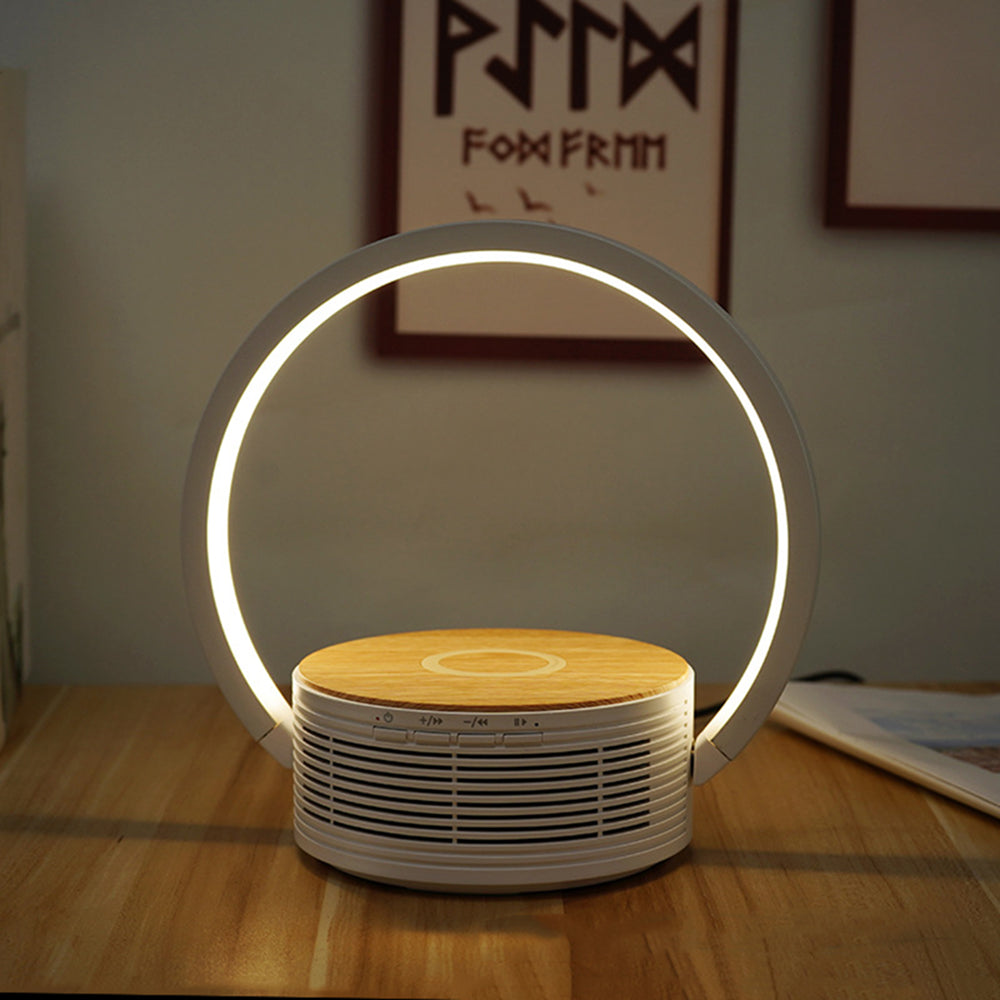 Majestic LL506BTWI Lampada Tavolo Mini Speaker Bt Base Ricarica Wlss