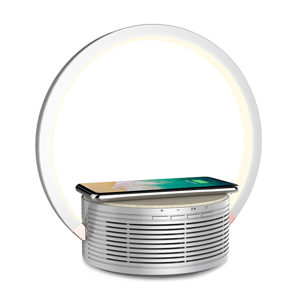 Majestic LL506BTWI Lampada Tavolo Mini Speaker Bt Base Ricarica Wlss