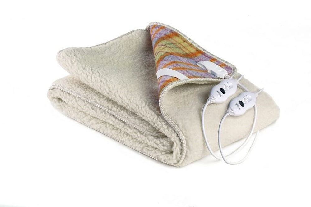 Lancalor SCA2A1A46E Scaldanotte Plus Matrimoniale 100% Lana 165x160cm