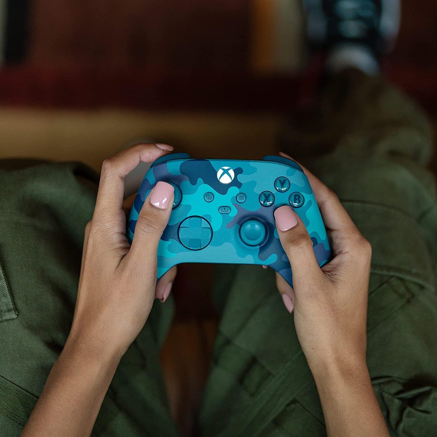 Microsoft QAU00074 Controller Wlss Xbox Series X/s Mineral Camo Blue