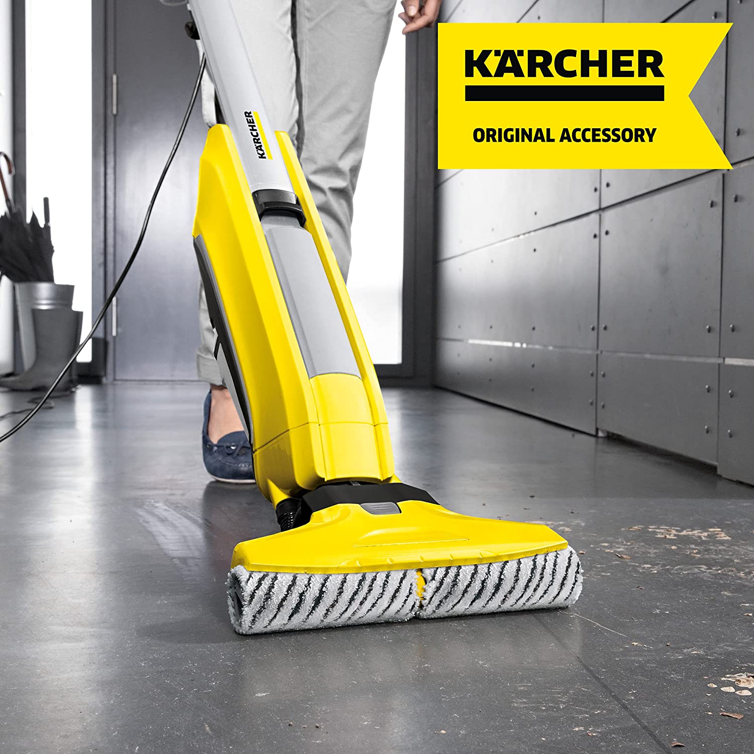 Karcher 20550210 Set 2 Rulli In Microfibra Per Pietra