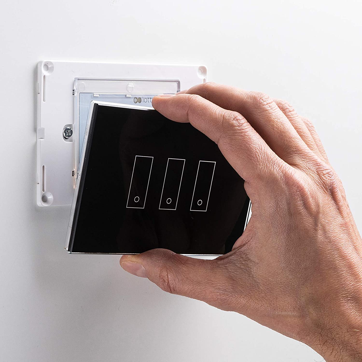 Iotty LSW2I3B Interrutt.smart Luci/cancelli I3 Plus Nero