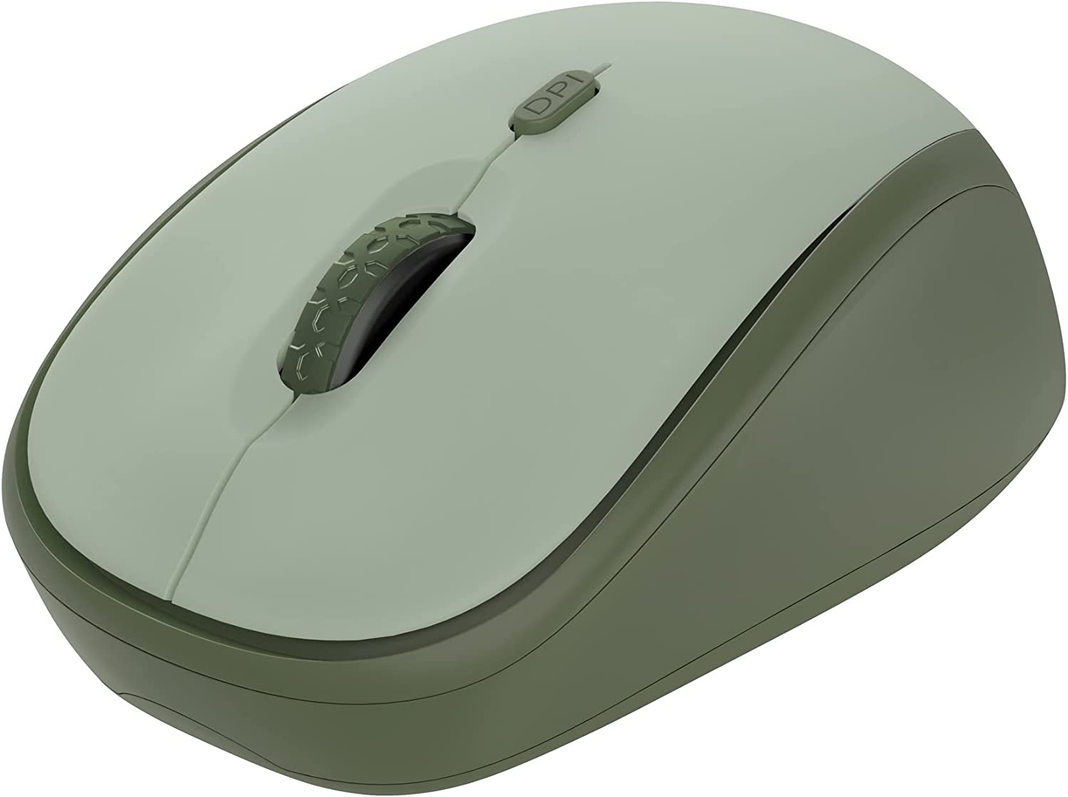 Trust Yvi+ Mouse wireless silenzioso Verde