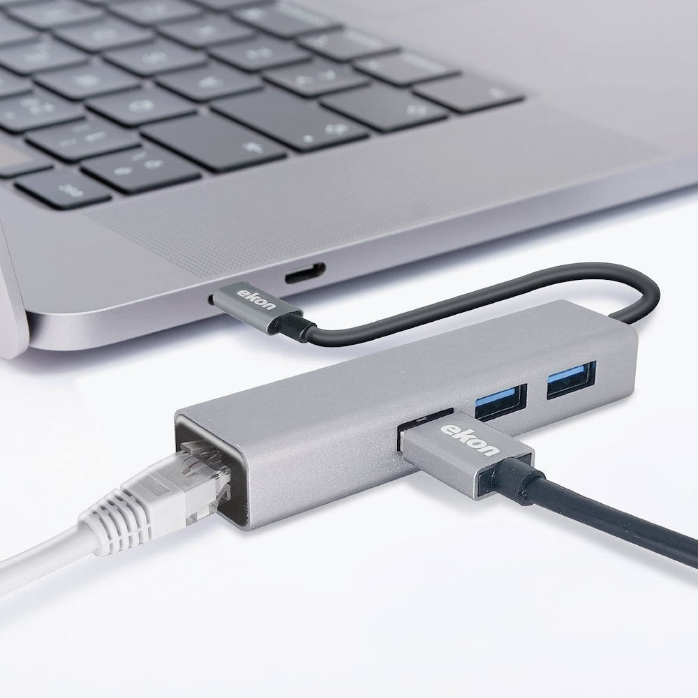 Ekon ECITHUBHDMI4USBIN Hub Type-c M A 3usb 3.0 F/1type-c Pd 100w/1hdmi 4k