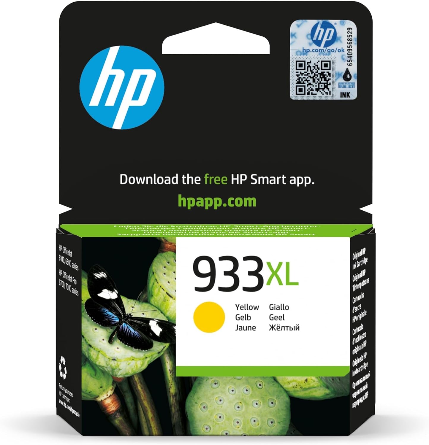 Hp CN056AEBGX Cart.ink-jet Giallo 933xl